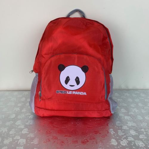 Foldable red panda bag