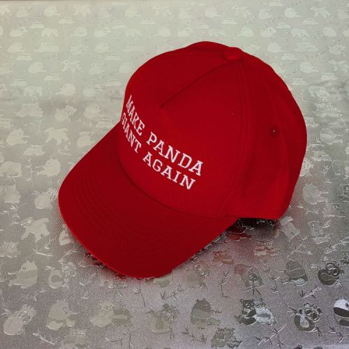 Red Steo Le Panda cap