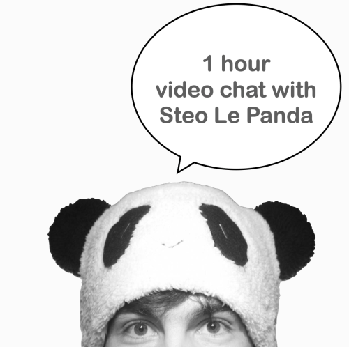 One-hour video chat with Steo Le Panda